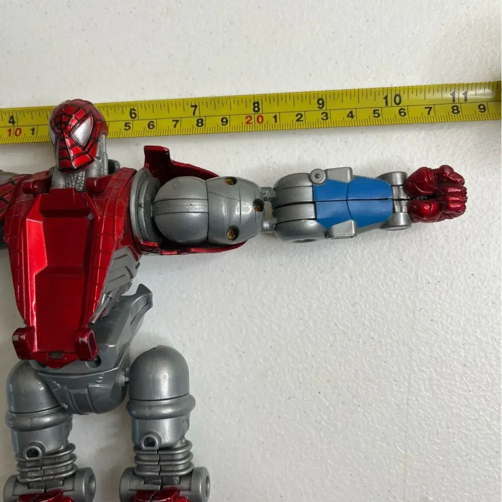 Toy Biz Marvel MegaMorphs 2005 Spider Man Transforming Figure Incomplete READ